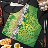 Cook Islands Tiare Maori With Conch Shell Apron Pasifika Fest Polynesian Tattoo Green