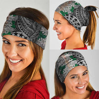 Cook Islands Tiare Maori With Conch Shell Neck Gaiter Pasifika Fest Polynesian Tattoo Black
