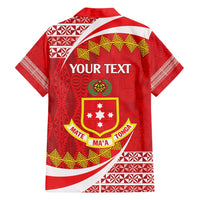 Personalised Kolisi Tonga College Atele Family Matching Tank Maxi Dress and Hawaiian Shirt Mate Maa Tonga 142 Years Anniversary LT14 - Polynesian Pride