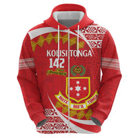 Personalised Kolisi Tonga College Atele Hoodie Mate Maa Tonga 142 Years Anniversary
