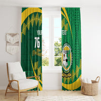 Personalised Tonga Liahona-Saineha High School Window Curtain Happy 76 Years Anniversary LT14 - Polynesian Pride