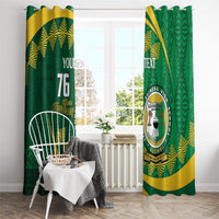 Personalised Tonga Liahona-Saineha High School Window Curtain Happy 76 Years Anniversary LT14 - Polynesian Pride