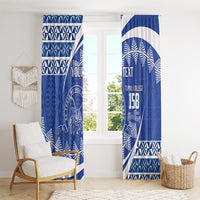 Personalised Tonga Tupou College Toloa Window Curtain Happy 158 Years Anniversary
