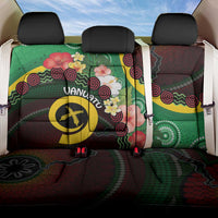 Long God Yumi Stanap Vanuatu Back Car Seat Cover Tropical Flowers Aboriginal Pattern