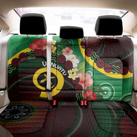 Long God Yumi Stanap Vanuatu Back Car Seat Cover Tropical Flowers Aboriginal Pattern
