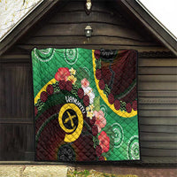 Long God Yumi Stanap Vanuatu Quilt Tropical Flowers Aboriginal Pattern LT14 - Polynesian Pride