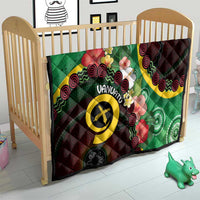 Long God Yumi Stanap Vanuatu Quilt Tropical Flowers Aboriginal Pattern LT14 - Polynesian Pride