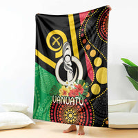 Tamtam Drum Vanuatu Blanket Boar Tusk Aboriginal Flag Style