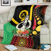 Tamtam Drum Vanuatu Blanket Boar Tusk Aboriginal Flag Style
