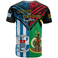 Vanuatu West Papua T Shirt Coat of Arms Mix Flag Style LT14 - Polynesian Pride