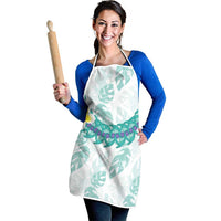 Jade Vine Lei Hawaii Apron Aloha Seamless Tropical Leaves - Polynesian Pride