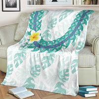 Jade Vine Lei Hawaii Blanket Aloha Seamless Tropical Leaves - Polynesian Pride