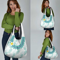 Jade Vine Lei Hawaii Grocery Bag Aloha Seamless Tropical Leaves - Polynesian Pride