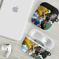 Rugby 2025 Championship AirPods Case Southern Hemisphere Countries Mascots - Polynesian Pride