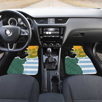 Rugby 2025 Championship Car Mats Southern Hemisphere Countries Mascots - Polynesian Pride