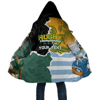 Personalised Rugby 2025 Championship Cloak Southern Hemisphere Countries Mascots - Polynesian Pride