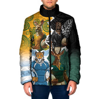 Personalised Rugby 2025 Championship Padded Jacket Southern Hemisphere Countries Mascots - Polynesian Pride