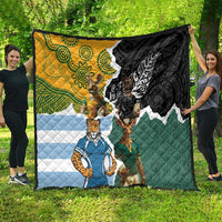 Rugby 2025 Championship Quilt Southern Hemisphere Countries Mascots - Polynesian Pride