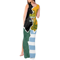 Personalised Rugby 2025 Championship Tank Maxi Dress Southern Hemisphere Countries Mascots LT14 - Polynesian Pride