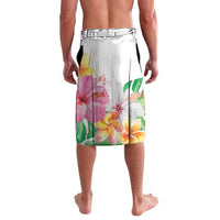 Aloha Hawaii Nene Goose Lavalava Tropical Flowers Watercolor Stylized - Polynesian Pride