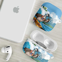 Aloha Hawaii Shaka Nene Goose AirPods Case Surfing Take It Easy LT14 - Polynesian Pride
