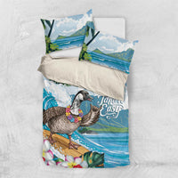 Aloha Hawaii Shaka Nene Goose Bedding Set Surfing Take It Easy - Polynesian Pride
