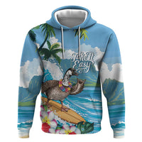 Aloha Hawaii Shaka Nene Goose Hoodie Surfing Take It Easy - Polynesian Pride