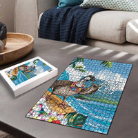Aloha Hawaii Shaka Nene Goose Puzzle Surfing Take It Easy - Polynesian Pride