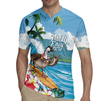 Aloha Hawaii Shaka Nene Goose Rugby Jersey Surfing Take It Easy - Polynesian Pride