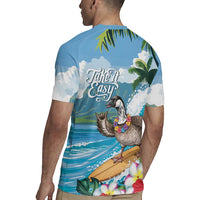 Aloha Hawaii Shaka Nene Goose Rugby Jersey Surfing Take It Easy - Polynesian Pride