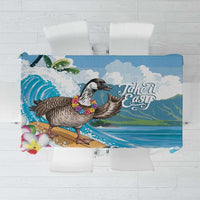 Aloha Hawaii Shaka Nene Goose Tablecloth Surfing Take It Easy - Polynesian Pride