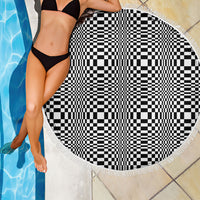 Black White Filipino Binakol Motifs Beach Blanket Mabuhay Philippines Festival Kusikus Pattern