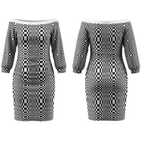 Black White Filipino Binakol Motifs Couples Matching Off The Shoulder Long Sleeve Dress and Long Sleeve Button Shirt Mabuhay Philippines Festival Kusikus Pattern
