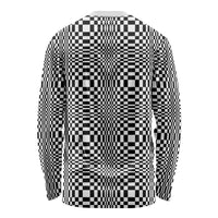 Black White Filipino Binakol Motifs Long Sleeve Shirt Mabuhay Philippines Festival Kusikus Pattern