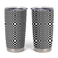 Black White Filipino Binakol Motifs Tumbler Cup Mabuhay Philippines Festival Kusikus Pattern