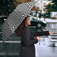 Black White Filipino Binakol Motifs Umbrella Mabuhay Philippines Festival Kusikus Pattern