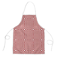 Red White Filipino Binakol Motifs Apron Mabuhay Philippines Festival Kusikus Pattern