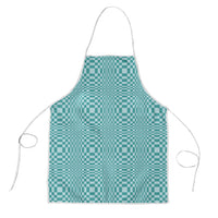Cyan Filipino Binakol Motifs Apron Mabuhay Philippines Festival Kusikus Pattern