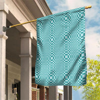 Cyan Filipino Binakol Motifs Garden Flag Mabuhay Philippines Festival Kusikus Pattern
