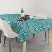 Cyan Filipino Binakol Motifs Tablecloth Mabuhay Philippines Festival Kusikus Pattern