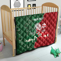 Custom Tonga And Australia Rugby Quilt Mate Maa Tongan Ngatu Mix Kangaroos Aboriginal LT14 - Polynesian Pride