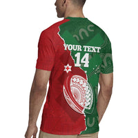 Custom Tonga And Australia Rugby Rugby Jersey Mate Maa Tongan Ngatu Mix Kangaroos Aboriginal