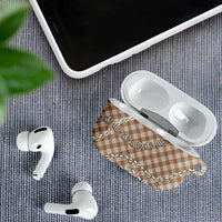 Brown Aloha Hawaii Shell Lei AirPods Case Palaka Hebrew Cone Honey Cowrie Elegant Curves LT14 - Polynesian Pride