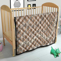 Brown Aloha Hawaii Shell Lei Quilt Palaka Hebrew Cone Honey Cowrie Elegant Curves - Polynesian Pride