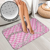 Pink Aloha Hawaii Shell Lei Bathroom Set Palaka Hebrew Cone Honey Cowrie Elegant Curves - Polynesian Pride