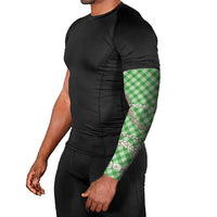 Green Aloha Hawaii Shell Lei Arm Sleeves Palaka Hebrew Cone Honey Cowrie Elegant Curves LT14 - Polynesian Pride