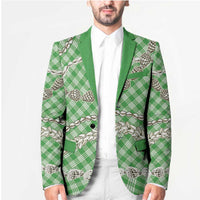 Green Aloha Hawaii Shell Lei Blazer Palaka Hebrew Cone Honey Cowrie Elegant Curves - Polynesian Pride