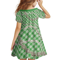 Green Aloha Hawaii Shell Lei Family Matching Puletasi and Hawaiian Shirt Palaka Hebrew Cone Honey Cowrie Elegant Curves - Polynesian Pride