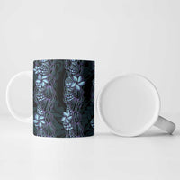 Purple Paradise Hawaii Shell Lei Ceramic Mug Hawaiian Sunrise Shell Hebrew Cone Plumeria LT14 - Polynesian Pride