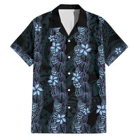 Purple Paradise Hawaii Shell Lei Family Matching Mermaid Dress and Hawaiian Shirt Hawaiian Sunrise Shell Hebrew Cone Plumeria - Polynesian Pride